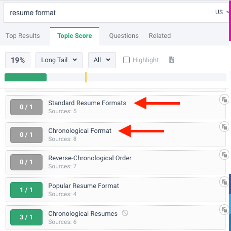 selecting topic